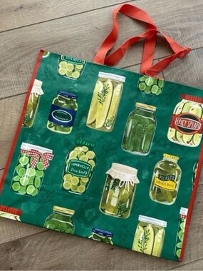 Homegoods TJMaxx Marshalls Viral Pickle Assortment Shopper Tote Bag NWOT
